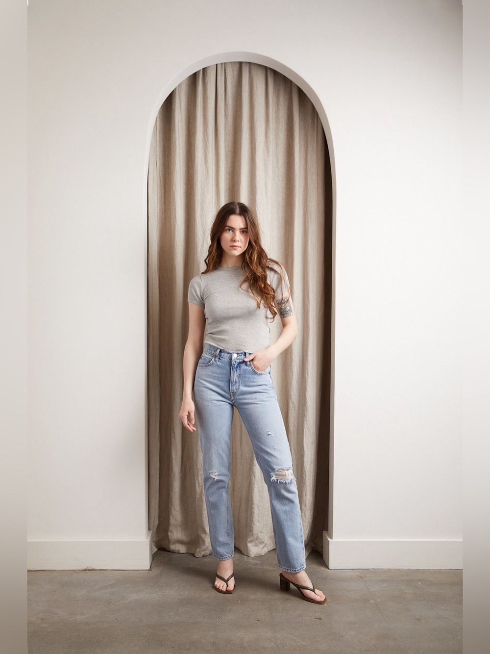 Re/Done Light Blue Denim Jeans with Tags